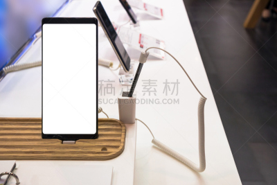 商店,手机,新的,智慧,顾客,图形界面,现代,白色,技术,计算机