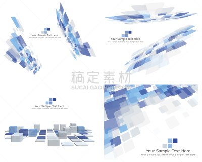 背景,四个物体,格子图案,正方形,方形画幅,商务,线条,部分,边框,技术