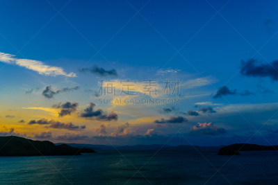 沥青,水,天空,水平画幅,云,山,无人,夏天,户外,湖