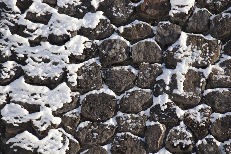 雪,冬天,日光,白昼,岩面,水,气候,纹理效果,石材,建筑材料