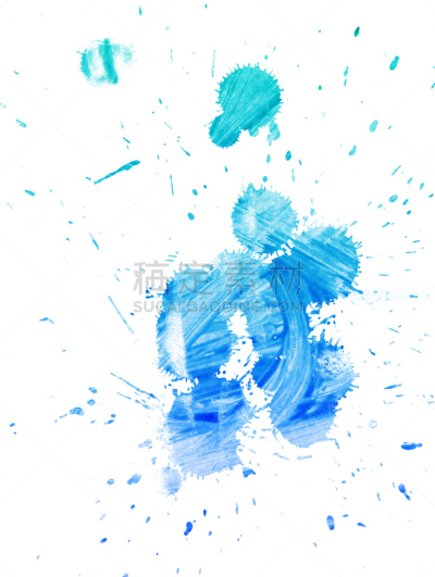 水彩画,母球,垂直画幅,式样,点状,绘画艺术品,无人,蓝色,抽象,墨水