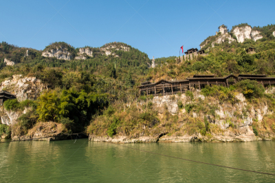 长江三峡,长江,风景,宜昌,湖北省,自然,水,天空,沟壑,水平画幅