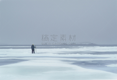 全球变暖,水平画幅,捕猎行为,因纽特人,雪,户外,冰,努勒维特地区,冬天,北欧
