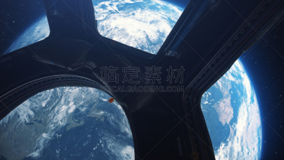 国际空间站,图像,绘画插图,古老的,拉凡他那石拱,美国宇航局,地球,太空视角,三维图形,透过窗户往外看