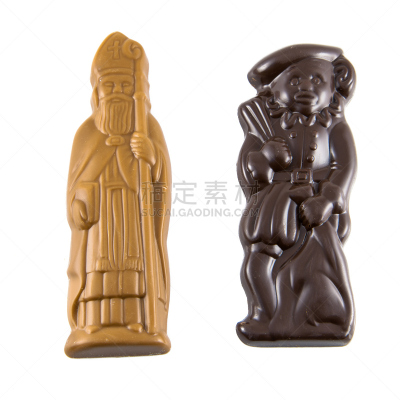 巧克力,胡椒坚果,褐色,圣诞节,无人,圣诞老人,纯净,饮料,特写,白色