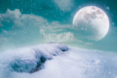 月亮,自然,地形,宁静,背景,天空,美,水平画幅,云,夜晚