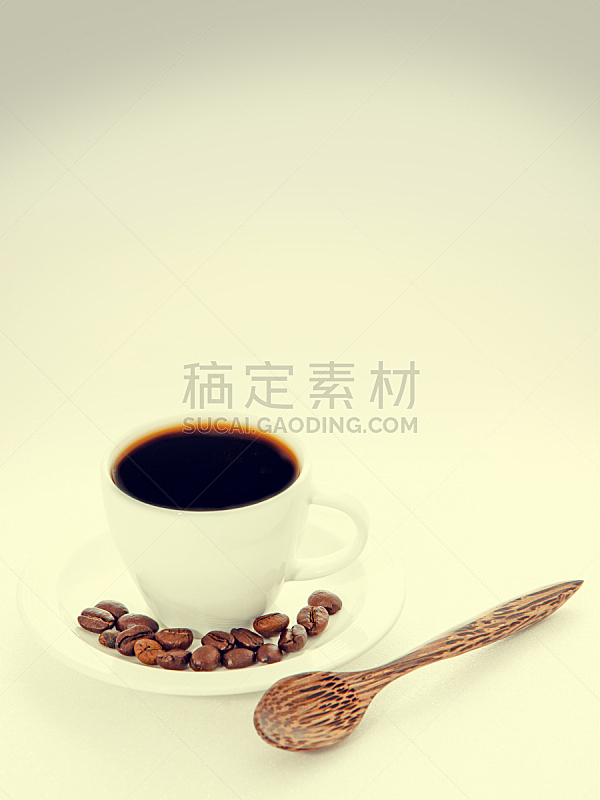 咖啡豆,垂直画幅,烤咖啡豆,留白,爪哇,早餐,咖啡店,木制,工间休息,浓咖啡
