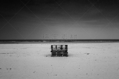 宁静,海滩,施皮克岛,赞德沃特,暴风雨,水平画幅,无人,户外,摄影