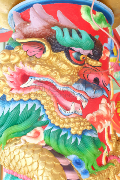 时尚,龙,雕像,刺刀,灵性,新的,艺术,无人,符号,巨大的