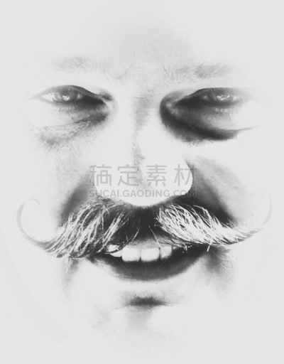 肖像,小胡子,1940-1949年图片,男性,45到49岁,商务,比利时,中老年男人,仅一个中老年男人,仅男人