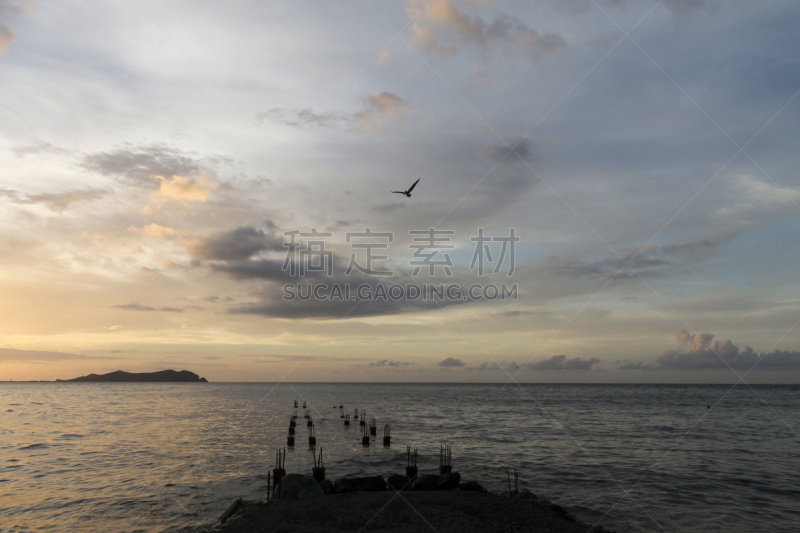 码头,海滩,海港,浪漫,2013,湖,秘鲁,夏天,户外,天空