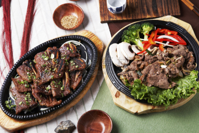 烤肉架,韩式烧牛肉,炊具,韩国食物,肉,晚餐,饮食,食品,图像,美国
