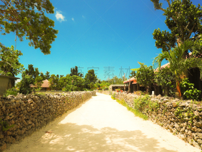 冲绳县,城镇,自然,天空,城镇景观,旅游目的地,水平画幅,无人,蓝色,日本