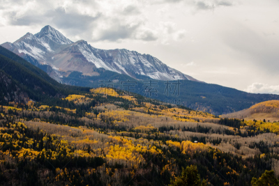 科罗拉多州,美国,地形,uncompahgre national forest,斯奈佛尔斯山脉,布希曼族,达拉斯市,天空,水平画幅,无人