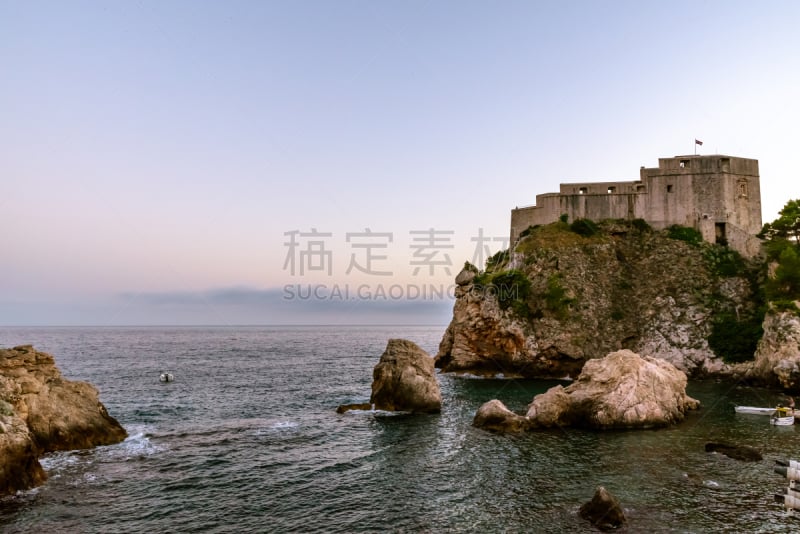 都市风景,拉维椰尼克公寓,著名景点,海岸线,石头,水湾,户外,天空,建筑,杜布罗夫尼克