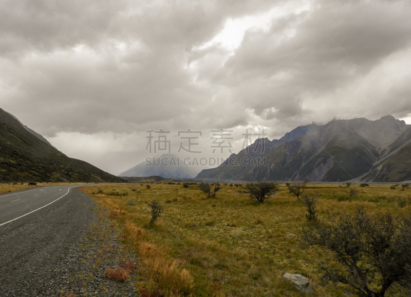 宝石,天空,雪,夏天,湖,风景,新西兰南岛,岩石