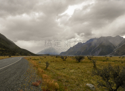 宝石,天空,雪,夏天,湖,风景,新西兰南岛,岩石