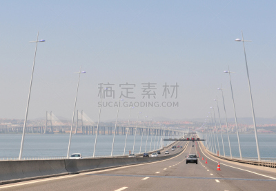 瓦斯科·达·伽马大桥,水平画幅,无人,巨大的,交通,户外,葡萄牙,彩色图片,著名景点,街道