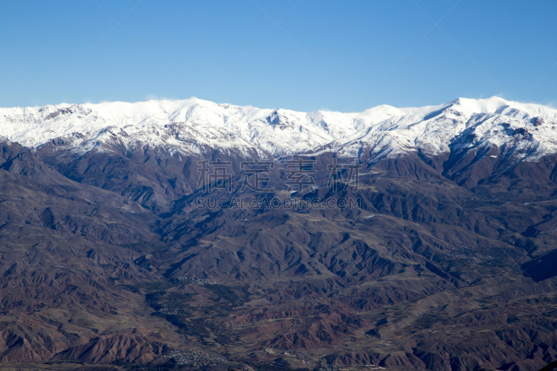 elburz mountains,水平画幅,山,建筑,无人,摄影