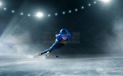 短道速滑,专业人员,运动,长道速滑,仅男人,弹性,平衡,仅一个男人,冬季运动会,球场