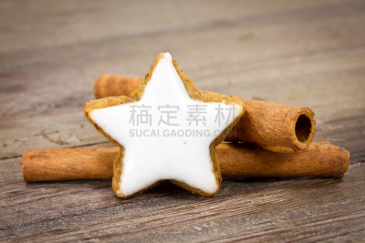 饼干,玉桂星形曲奇,圣诞日历,边框,水平画幅,蛋糕,烘焙糕点,茴芹,特写