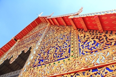 泰国,清迈省,松达寺,拉那风景饭店,旅行者,建筑,亚洲,远古的,东南亚