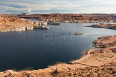 书页,湖,天空,法国海外领土,水平画幅,云,地形,无人,全景,户外