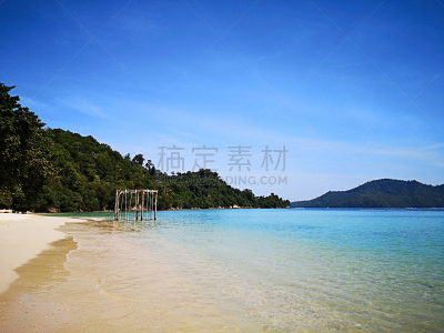 安全,救生员,岛,甲板,酒店服务台,新墨西哥,小屋,热带气候,女人,海岸线