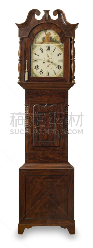 落地大座钟,钟摆,罗马数字,古董,钟,秒针,垂直画幅,19世纪风格,古老的,古典式