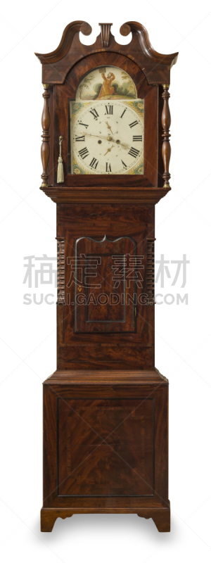 落地大座钟,钟摆,罗马数字,古董,钟,秒针,垂直画幅,19世纪风格,古老的,古典式