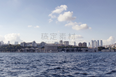 博斯普鲁斯海峡,都市风景,海峡,建筑外部,欧洲伊斯坦布尔,城市生活,土耳其,伊斯坦布尔,游艇,多尔马巴赫切王宫