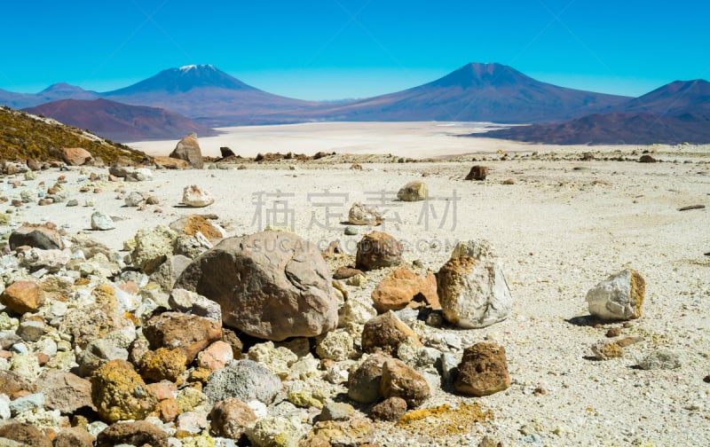 阿塔卡马沙漠,自然,南美,高原,安地斯山脉,水平画幅,地形,无人,火山地形,全景