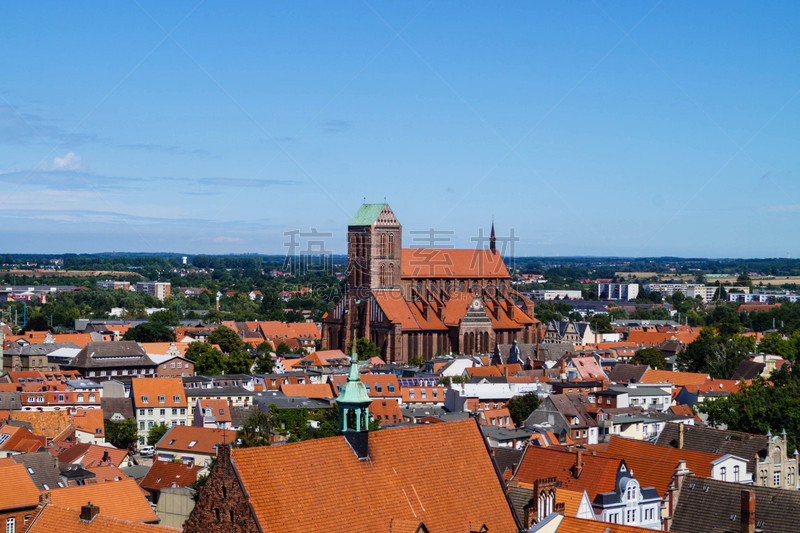 Ein toller Panorama Ausblick über die Hansestadt Wismar