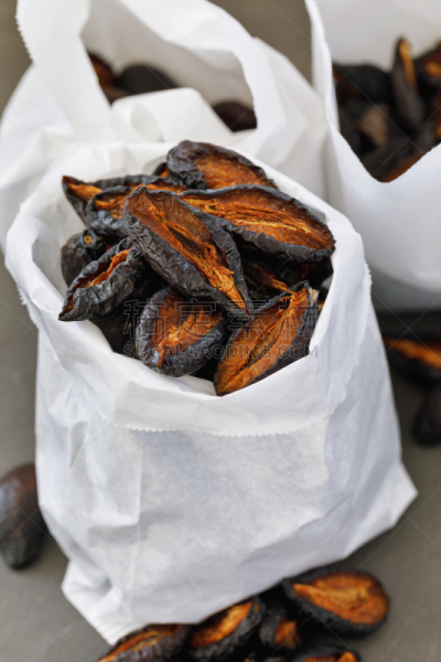 清新,特写,纸袋,中等数量物体,食品,成分,甜点心,甜食,李子,水果