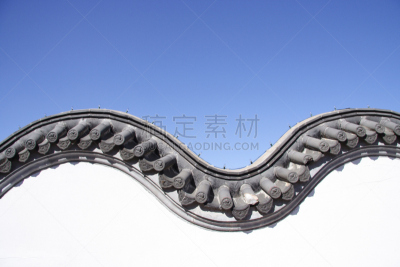 瓷砖,天空,菜园,水平画幅,墙,建筑,蓝色,抽象,丘陵起伏地形,户外