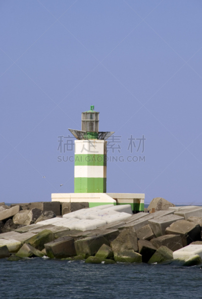 灯塔楼,艾默伊登,垂直画幅,水,码头,无人,古老的,古典式,建筑外部,户外