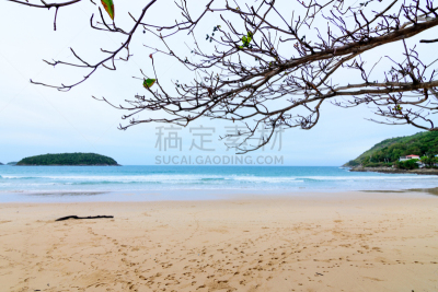 波浪,水,海滩,自然美,热带气候,云,泰国,夏天,户外