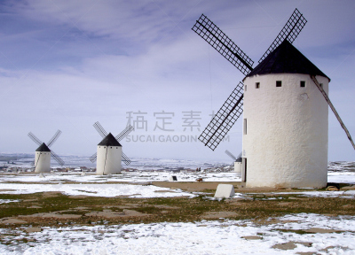 摩里诺斯,天空,塞万提斯,水平画幅,雪,无人,时间,户外,西班牙,山脉