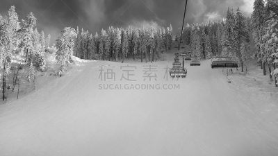 冻结的,地形,布拉索夫,冬天,滑雪场,动物的冠,运动,环境,霜,雪
