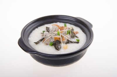 食品,白米粥,厚的,粥,马来西亚,葱,水平画幅,膳食,越南,瓷器
