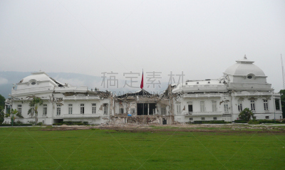 海地,太子港,地震,水平画幅,宫殿,环境损害,拆毁的,损坏的,自然灾害,意外与灾害