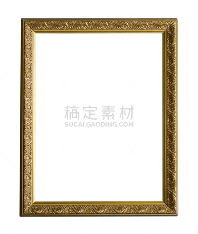 巴洛克风格,金叶,垂直画幅,式样,黄金,古董,边框,无人,古老的