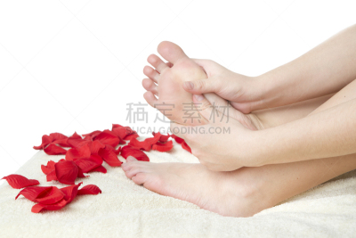 脚部按摩,留白,替代疗法,辅导讲座,四肢,纯净,腿,spa美容,健康,化妆用品