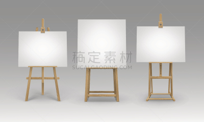 画架,画布,木制,矢量,空白的,锡耶纳,褐色,分离着色,帆布,白俄罗斯