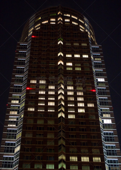 商品交易会大厦,外立面,塔,德国,法兰克福,垂直画幅,办公室,未来,银行,夜晚