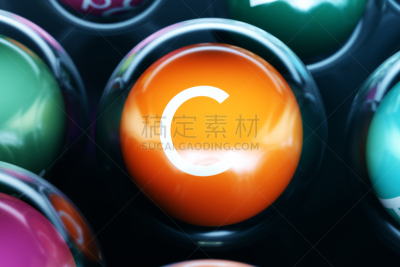 三维图形,忍耐力,图标,维生素c,黑色背景,球,彩妆,维生素a,绘画插图