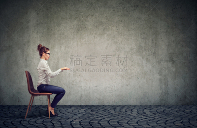 女人,桌子,座位,脊柱,家具,仅成年人,现代,过度劳累,技术,后背