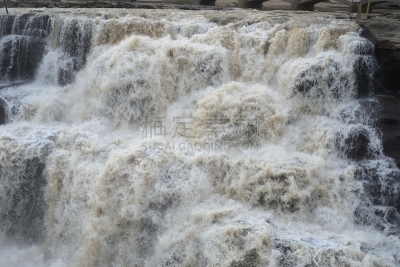 壶口瀑布,黄河,宏伟,连续性,地形,极端地形,拼块地形,丘陵起伏地形,户外,白昼