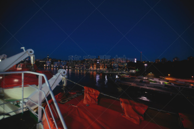 斯德哥尔摩,渡轮,天空,瑞典,风景,宽的,城市天际线,自然美,全景,晴朗