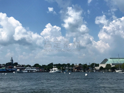 海港,安纳波利斯,美国,马里兰,美国东部,美国小镇,华贵,云,塞汶河,户外